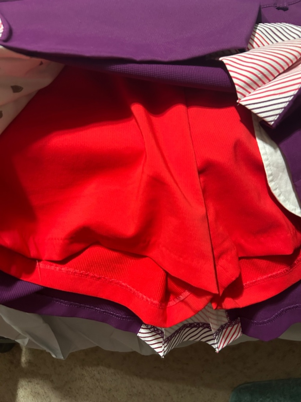 Puma Purple Skort with Dark Pink Accents - Picture 6 of 8